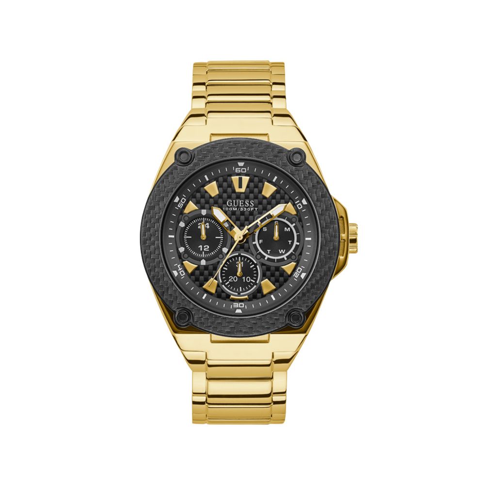 Reloj de acero dorado