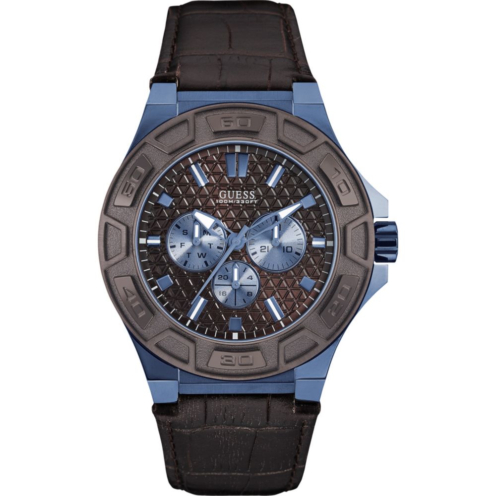 Reloj de polietileno marrón