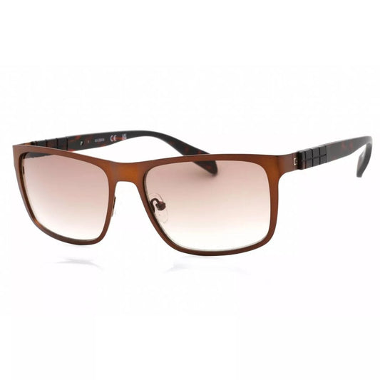 Gafas de sol de metal marrón