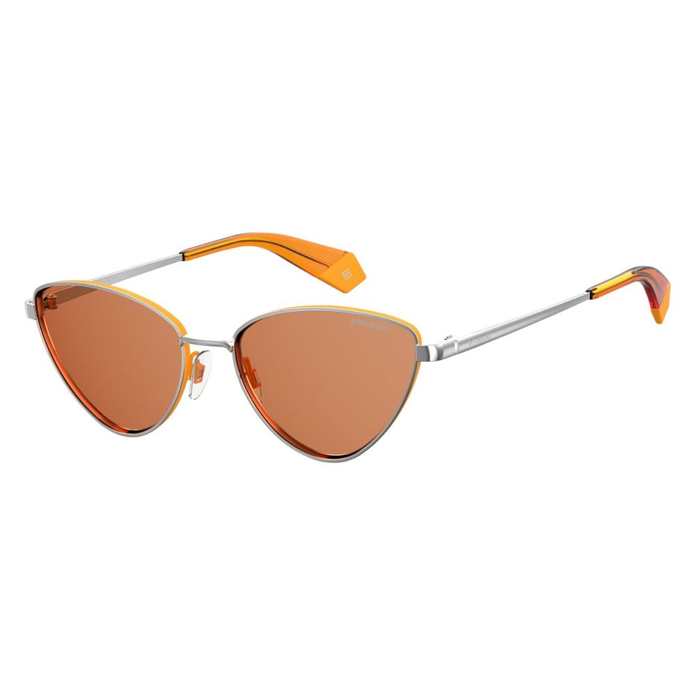 Gafas de sol de metal naranja