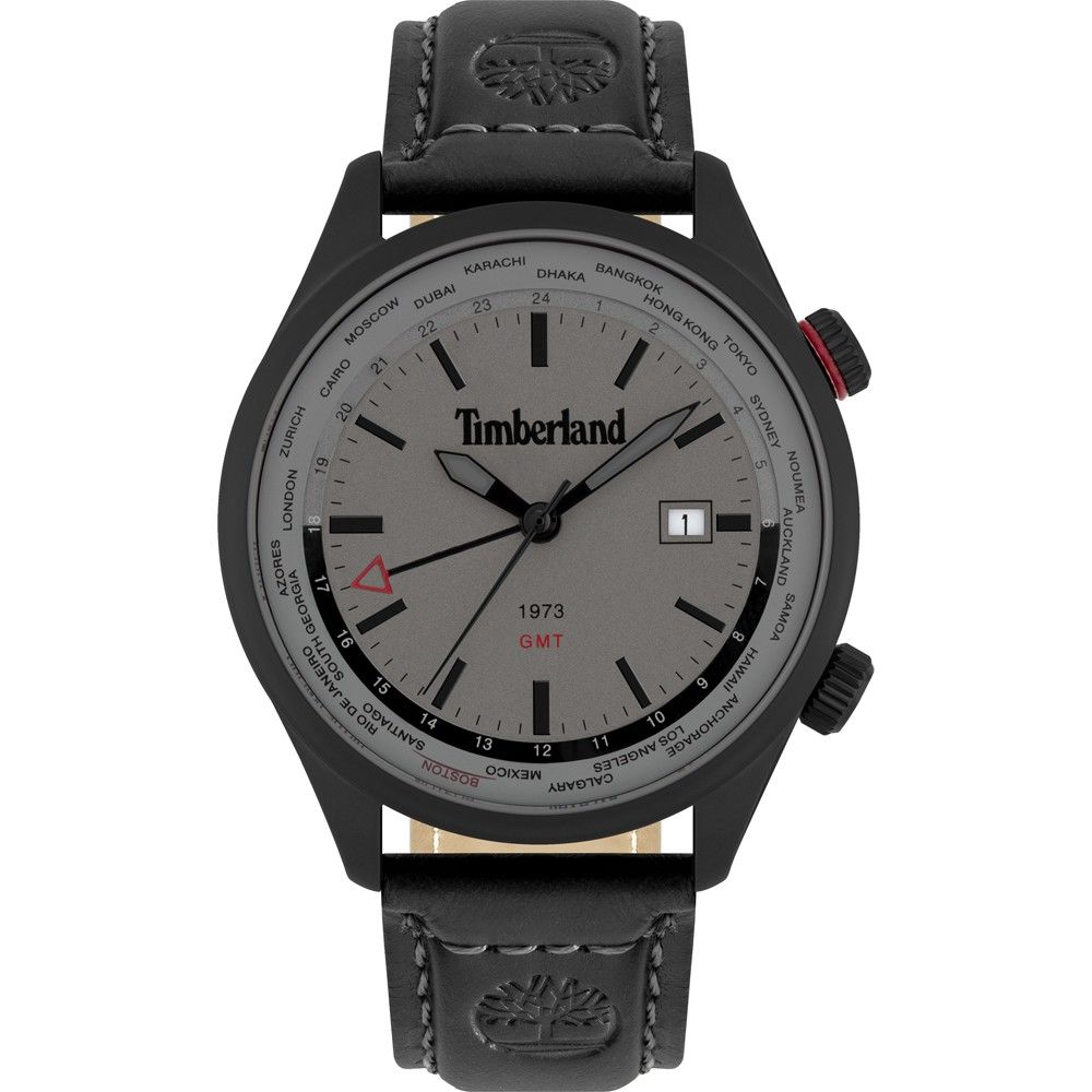 Reloj de piel negro