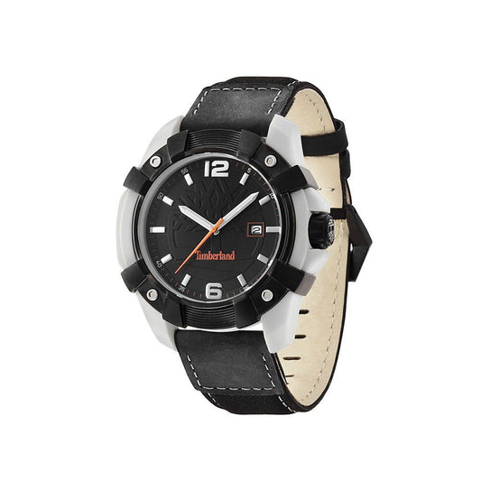 Reloj de piel negro