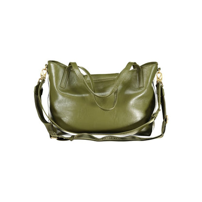 Green Polyethylene Women Handbag