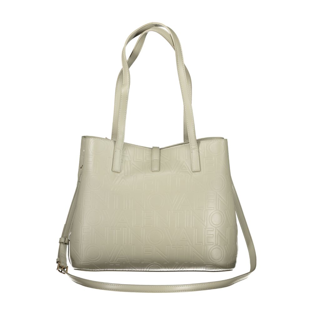 Gray Polyethylene Women Handbag