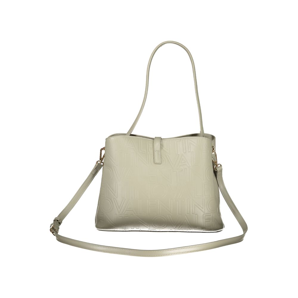 Gray Polyethylene Women Handbag