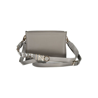 Gray Polyethylene Women Handbag