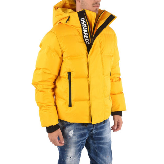 Chaqueta nylon amarillo hombre