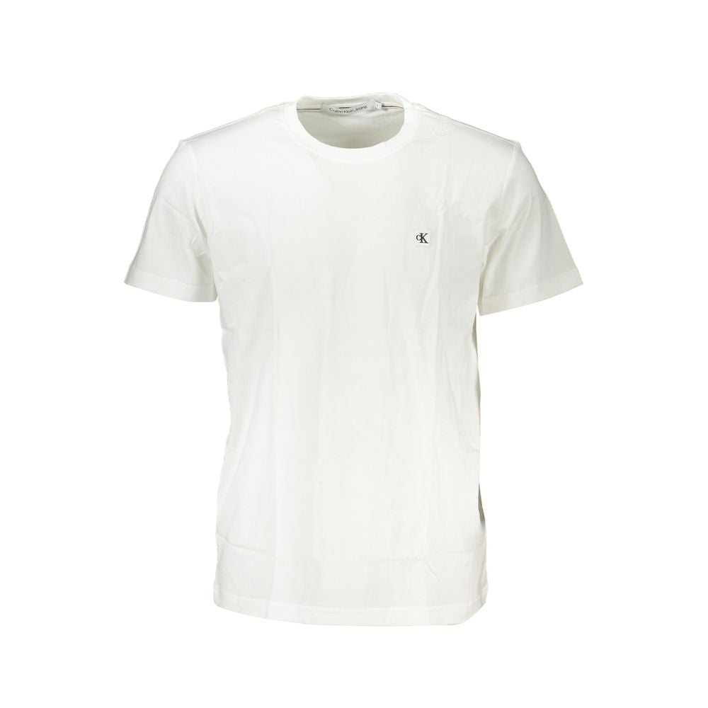 Camiseta blanca de algodón