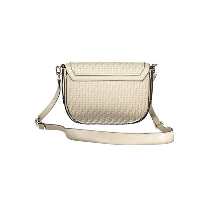 Beige Polyethylene Handbag