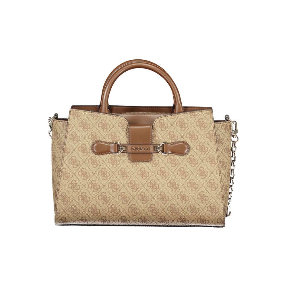 Beige Polyethylene Handbag