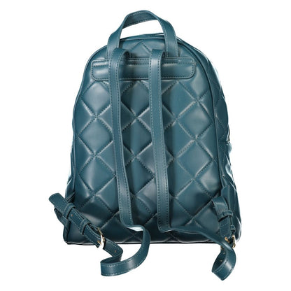 Green Polyethylene Women Backpack