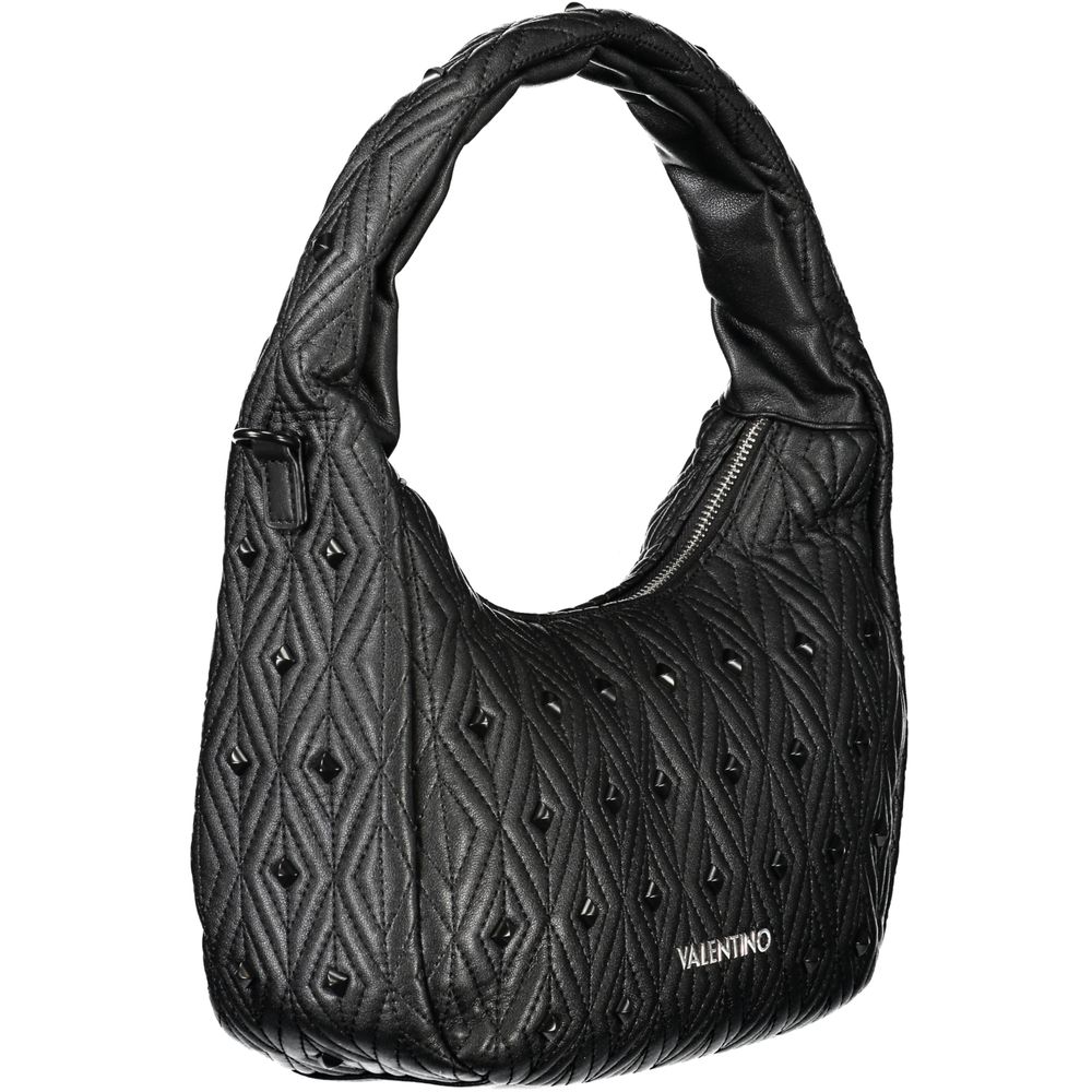 Black Polyester Handbag