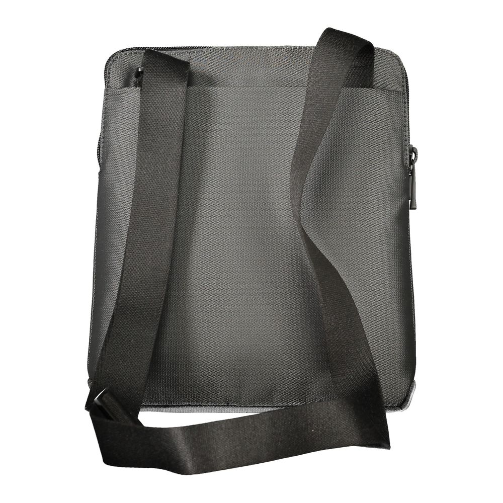 Bolso bandolera hombre poliéster gris