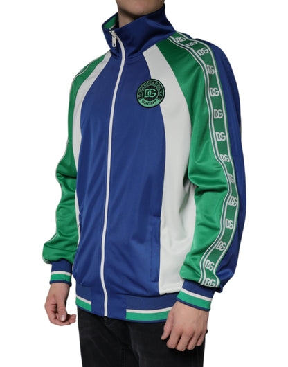 Multicolor Polyester Full Zip Bomber Jacket