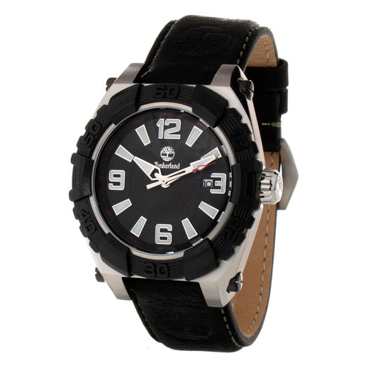 Reloj de piel negro