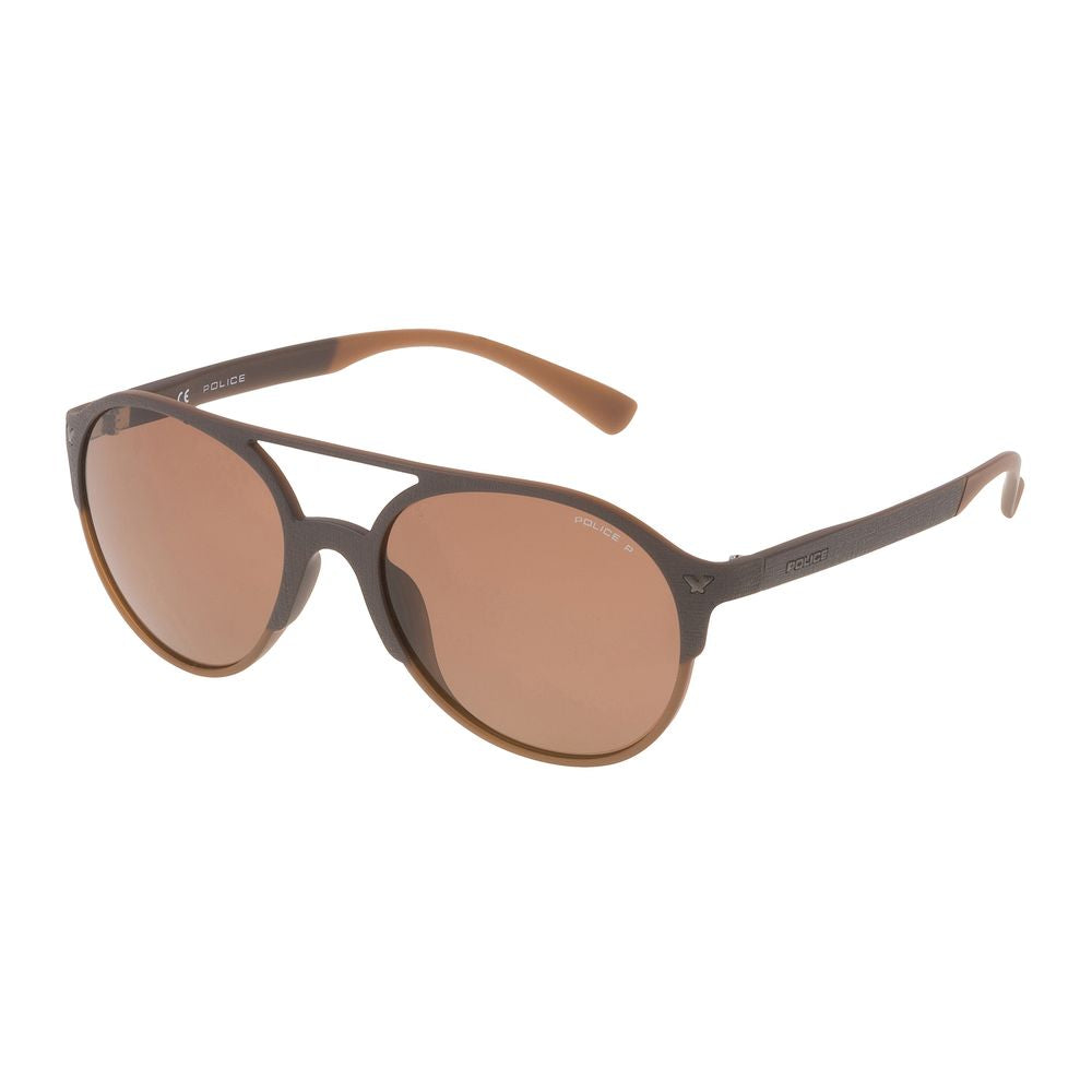 Brown Injected Sunglasses