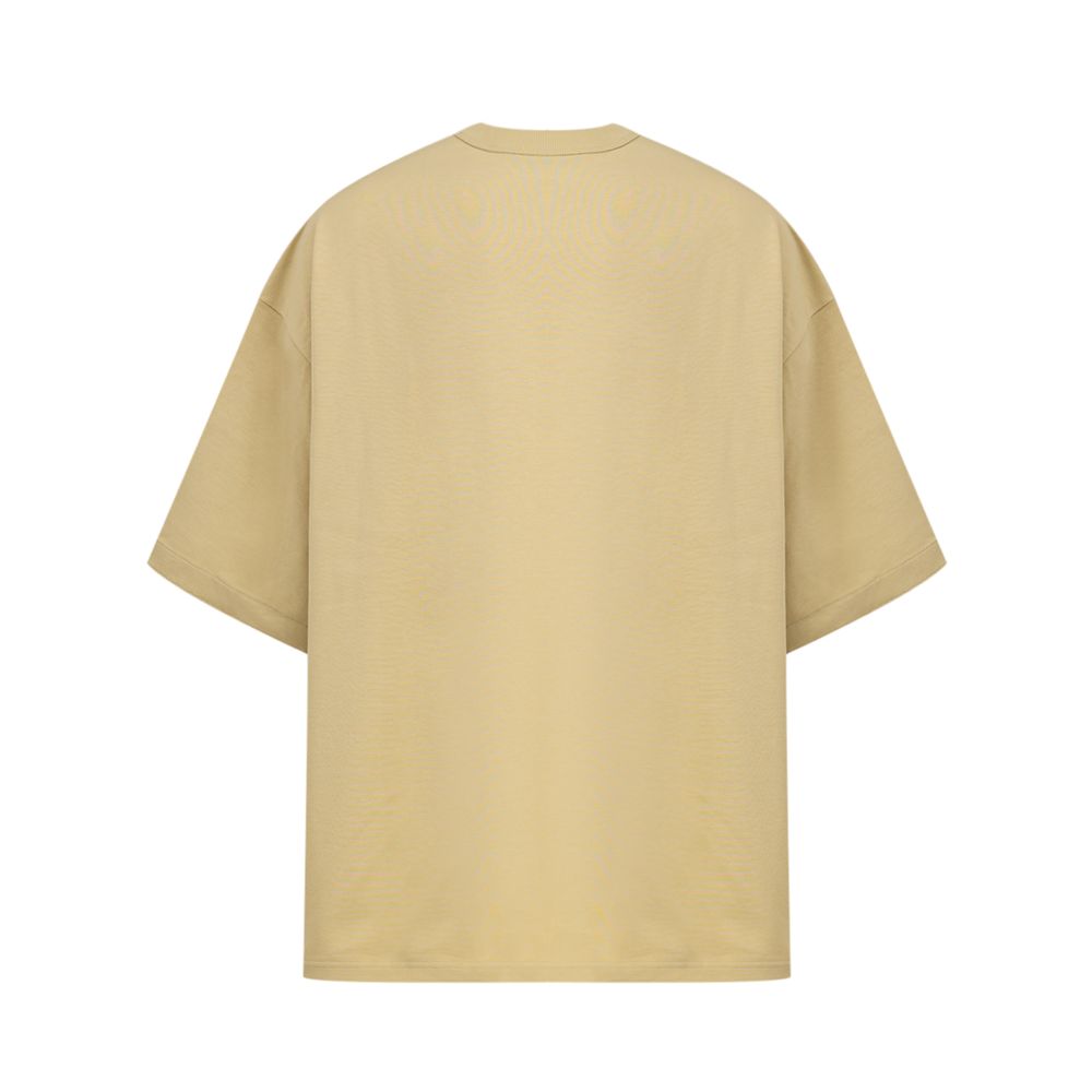 Beige Cotton T-Shirt