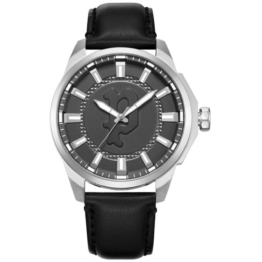 Black Leather Watch