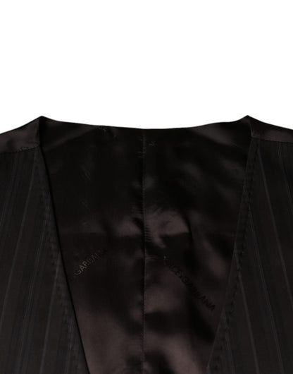 Chaleco de Algodón Negro Vestido Chaleco Formal
