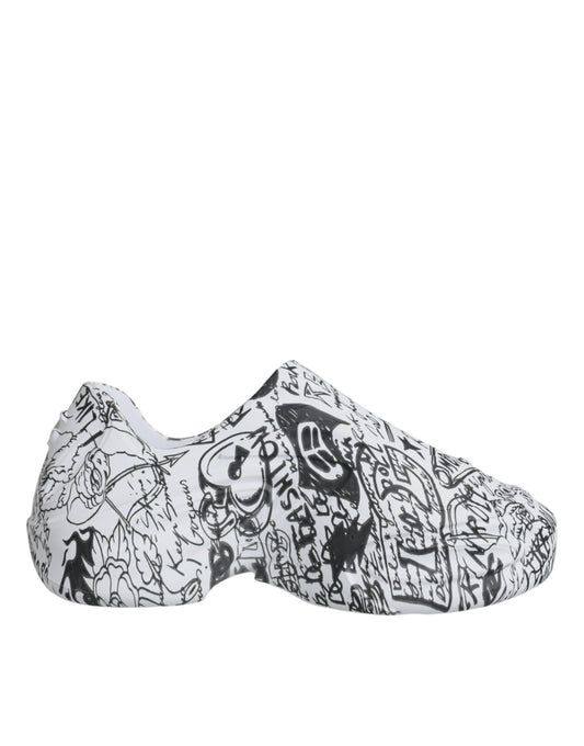 Zapatillas Daymaster con grafiti en blanco y negro