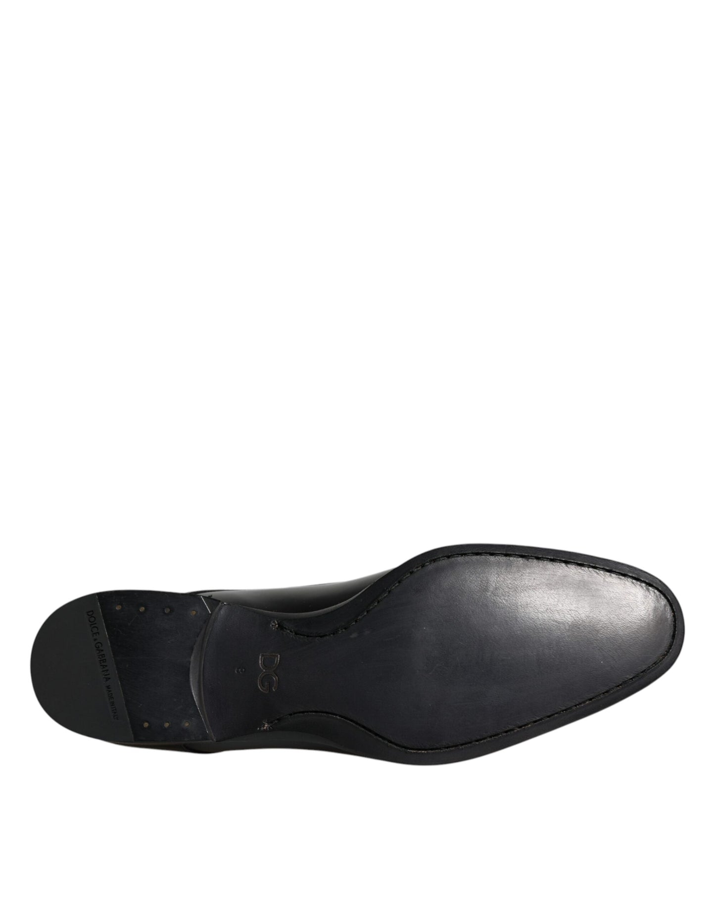 Zapatos Derby formales de cuero negro con cordones para hombre