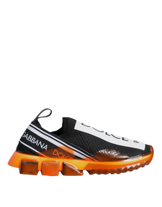 Zapatillas Slip On Sorrento Negro Naranja