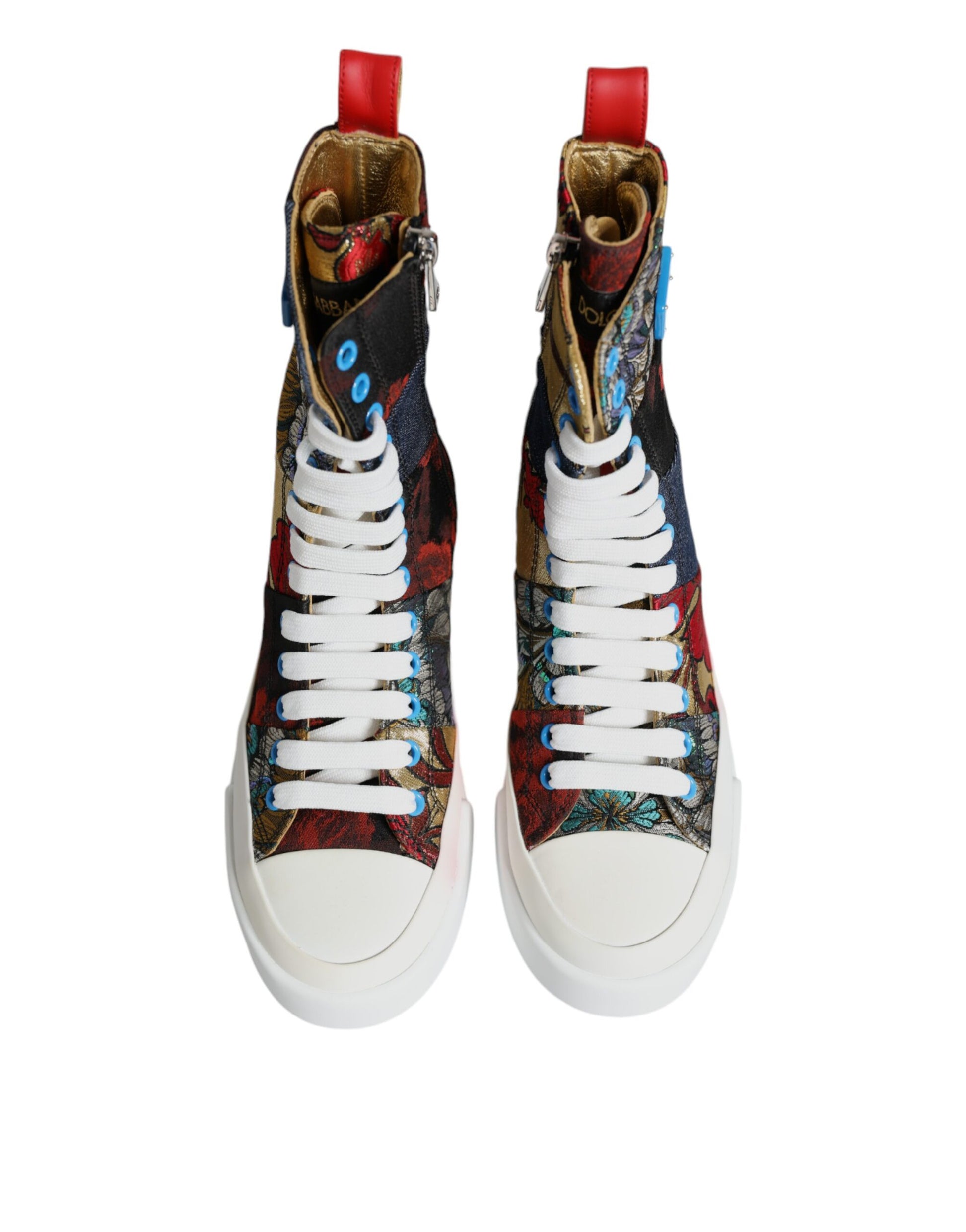 Multicolor Patchwork High Top Sneakers Shoes