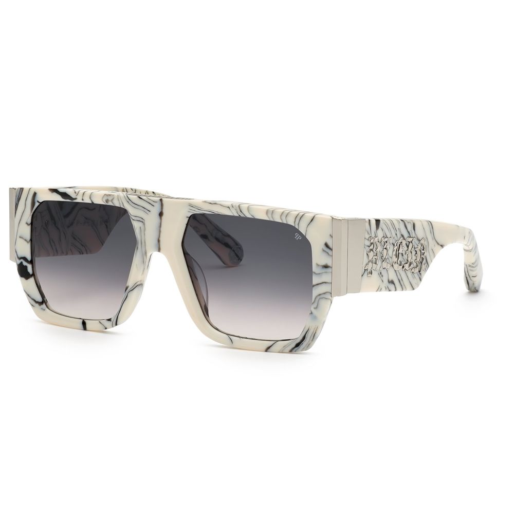 White Acetate Sunglasses