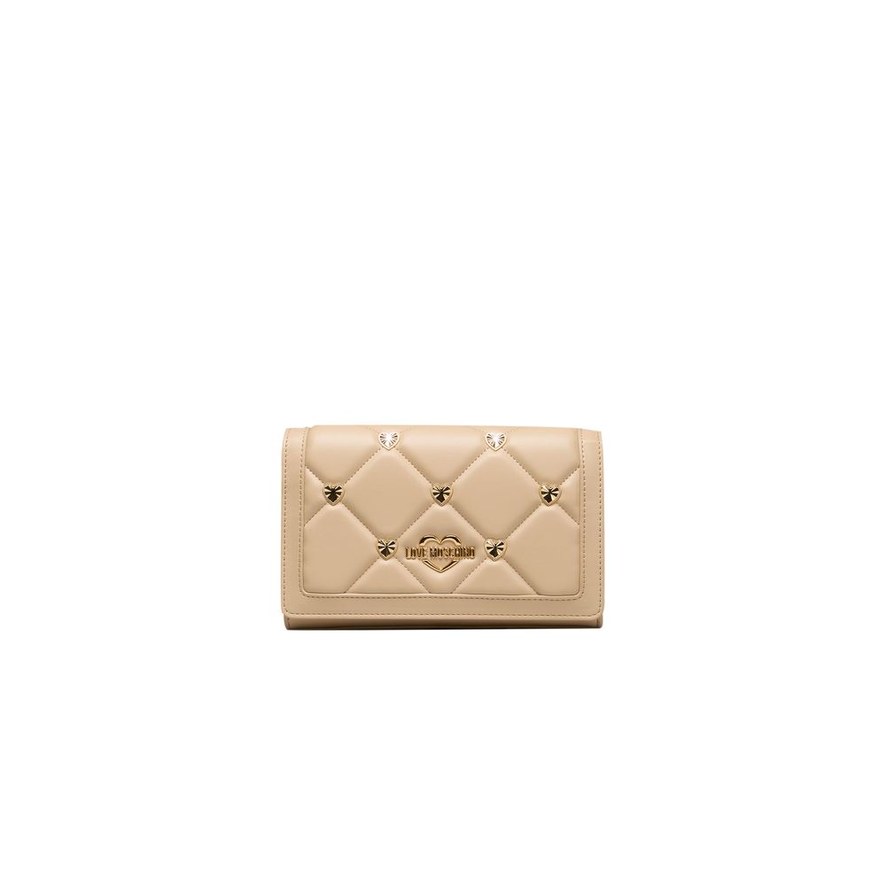 Bolso bandolera de mujer de polietileno beige