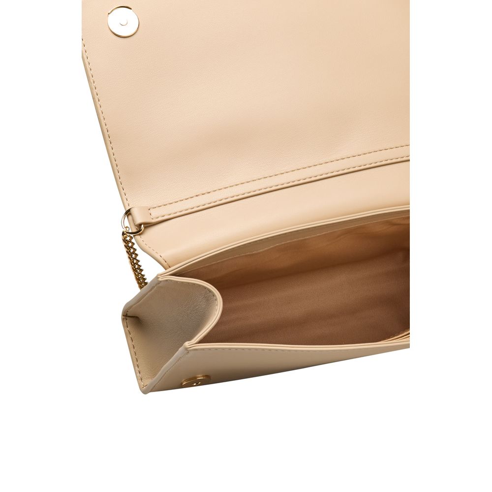 Bolso bandolera de mujer de polietileno beige