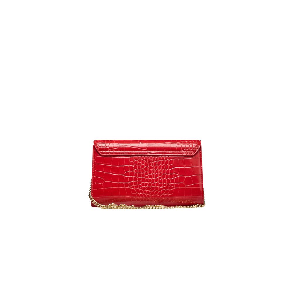 Bolso bandolera de mujer de polietileno rojo