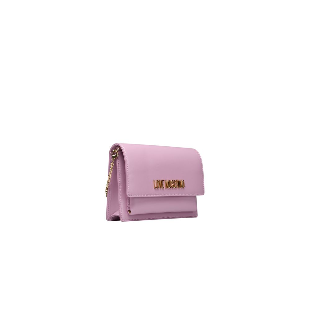 Bolso bandolera morado de polietileno para mujer