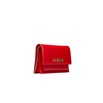 Bolso bandolera de mujer de polietileno rojo