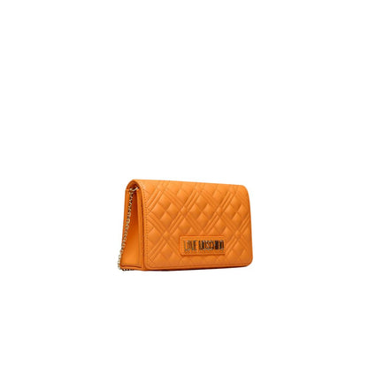 Bolso bandolera de polietileno naranja