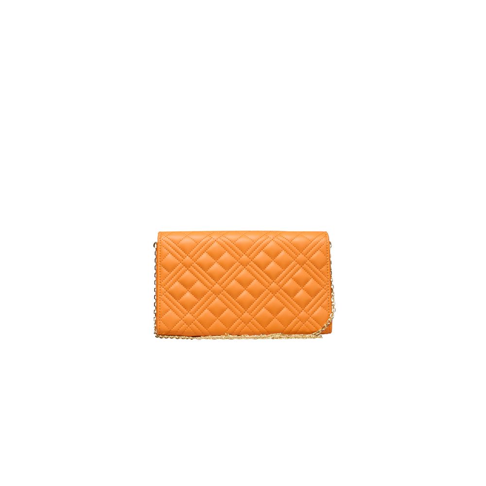 Bolso bandolera de polietileno naranja