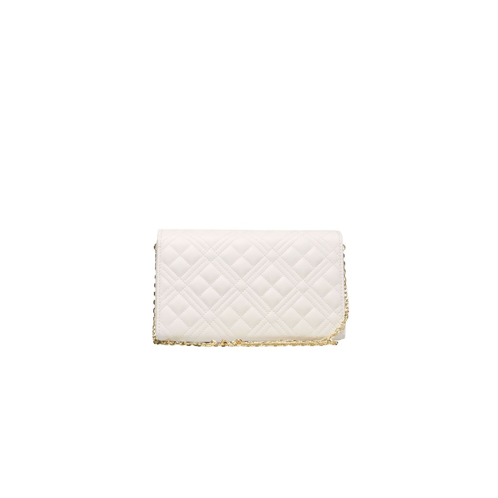 Bolso bandolera de mujer de polietileno blanco