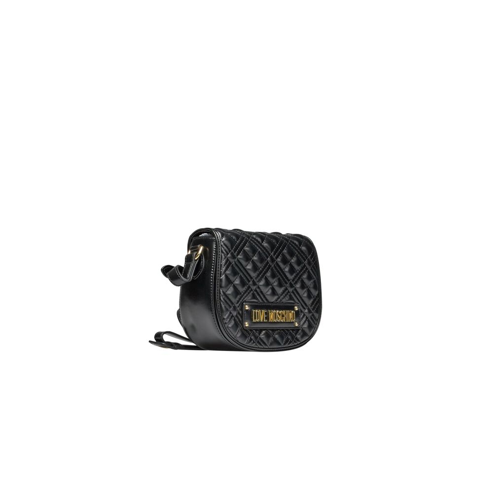 Bolso bandolera de mujer de polietileno negro