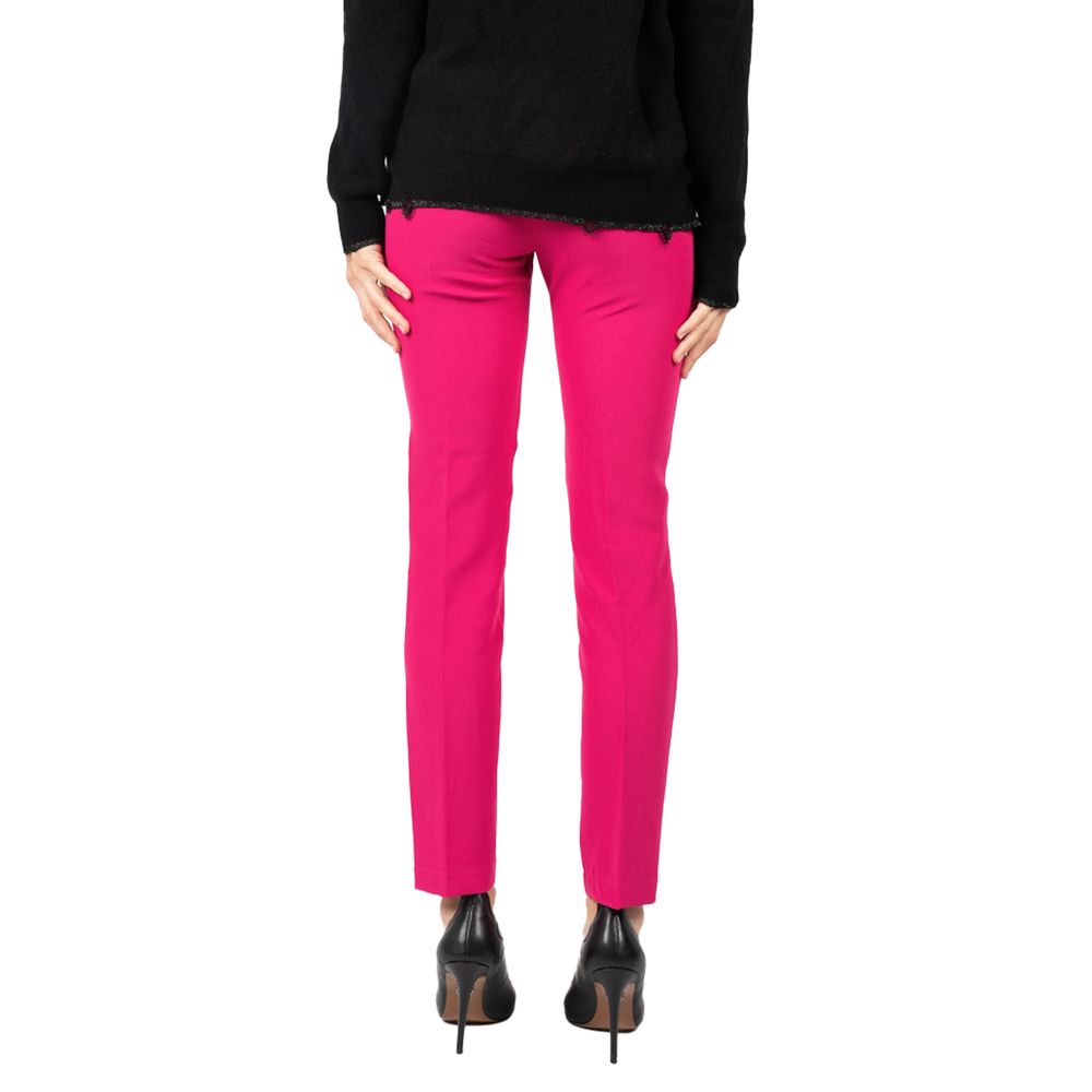 Fuchsia Polyester Sweater