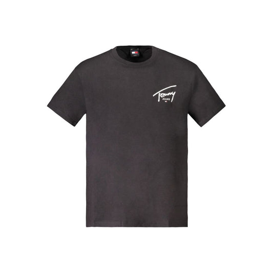 Black Cotton T-Shirt