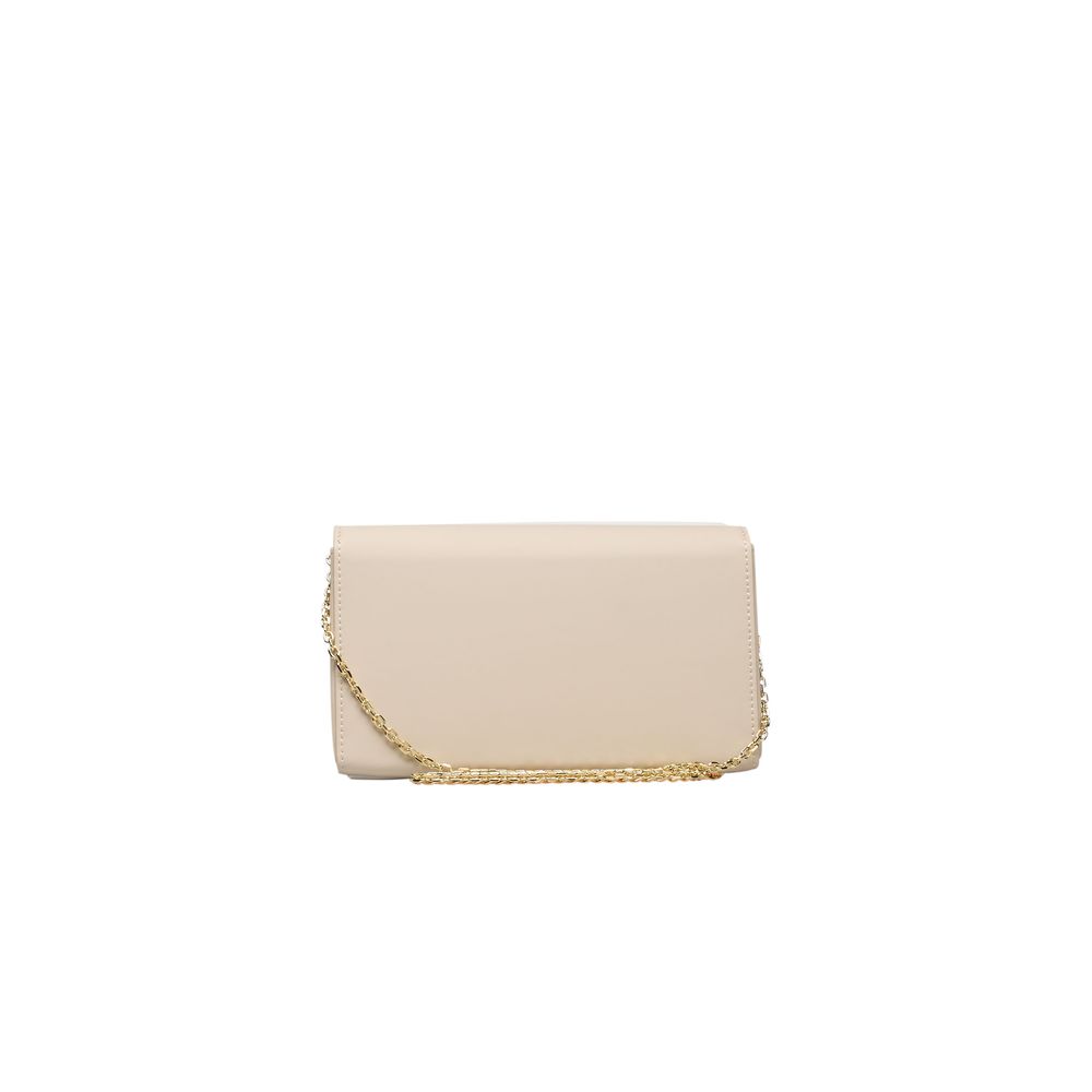 Bolso bandolera de mujer de polietileno beige