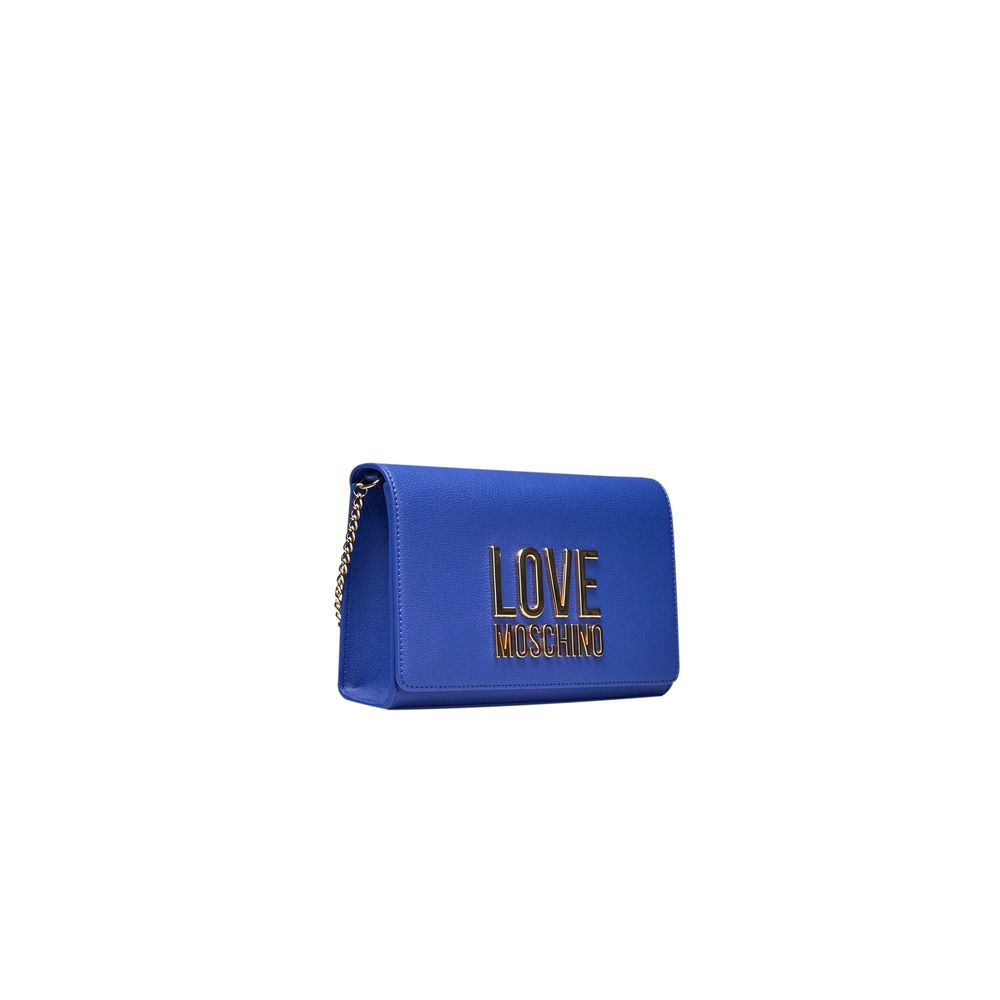 Bolso bandolera de mujer de polietileno azul