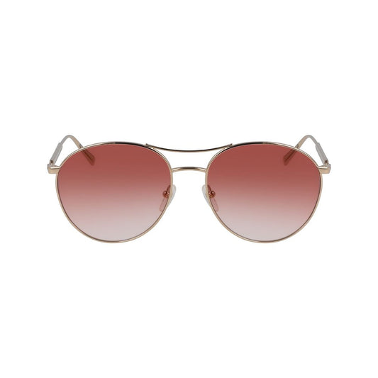 Rose Gold Metal Sunglasses