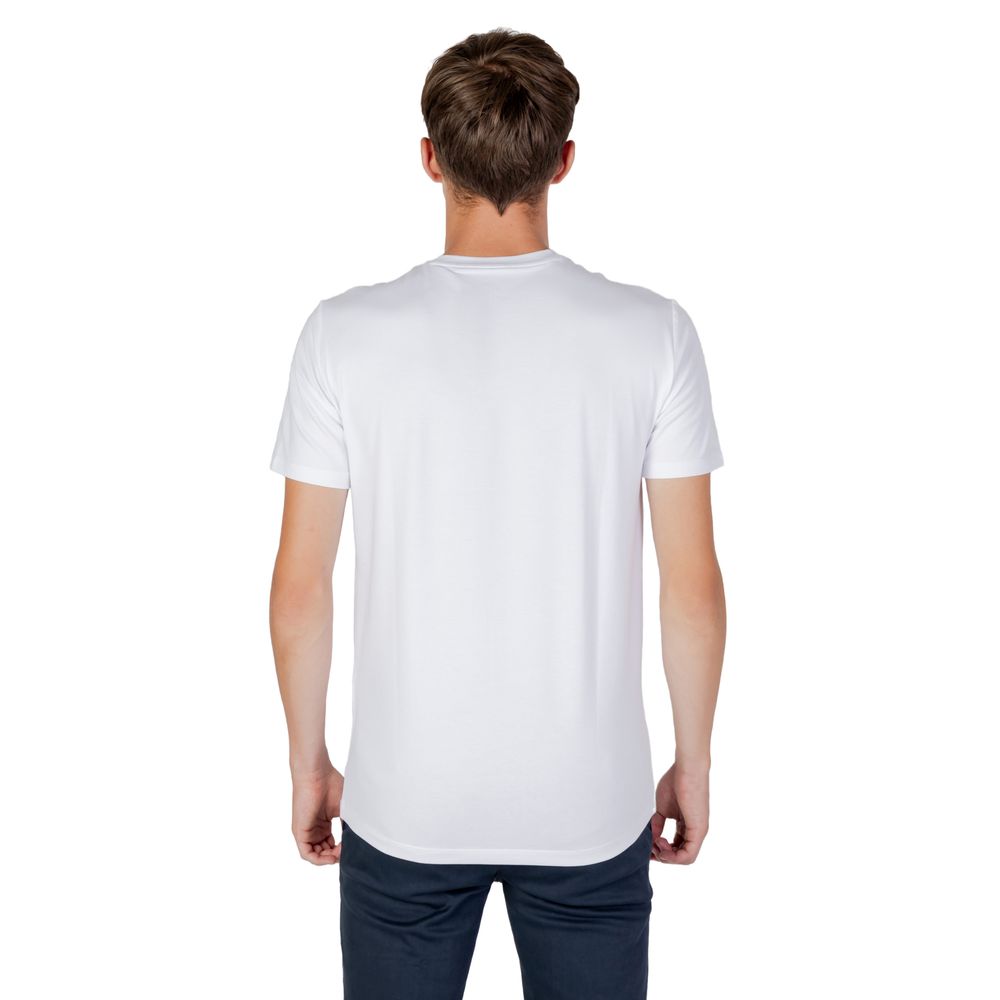 Camiseta de algodón blanca