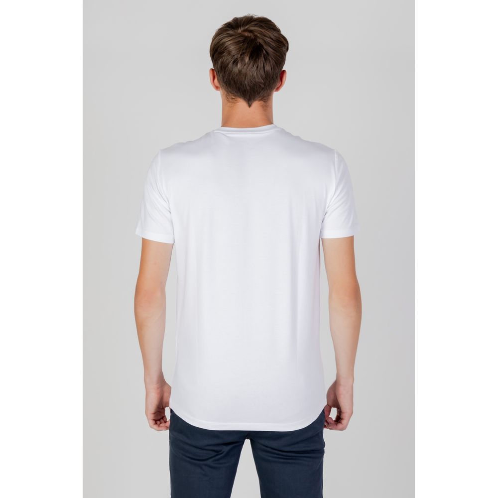 Camiseta de algodón blanca