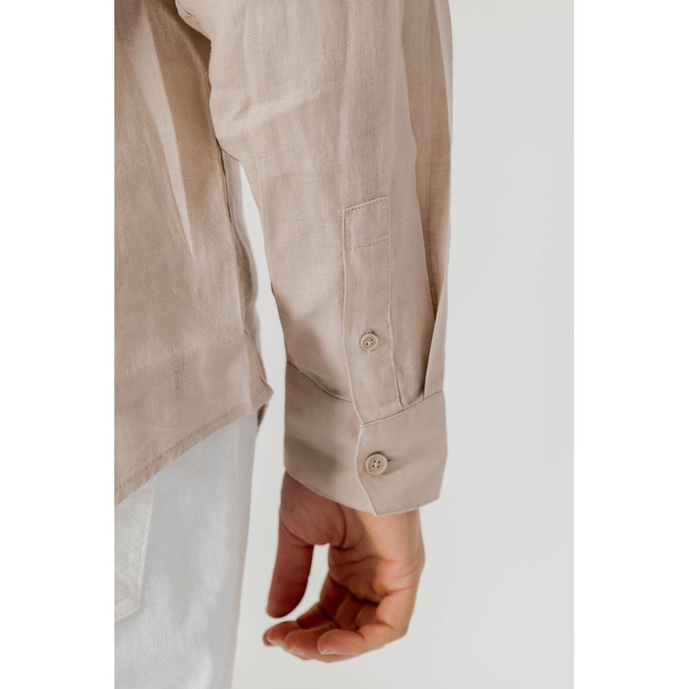 Beige Linen Shirt