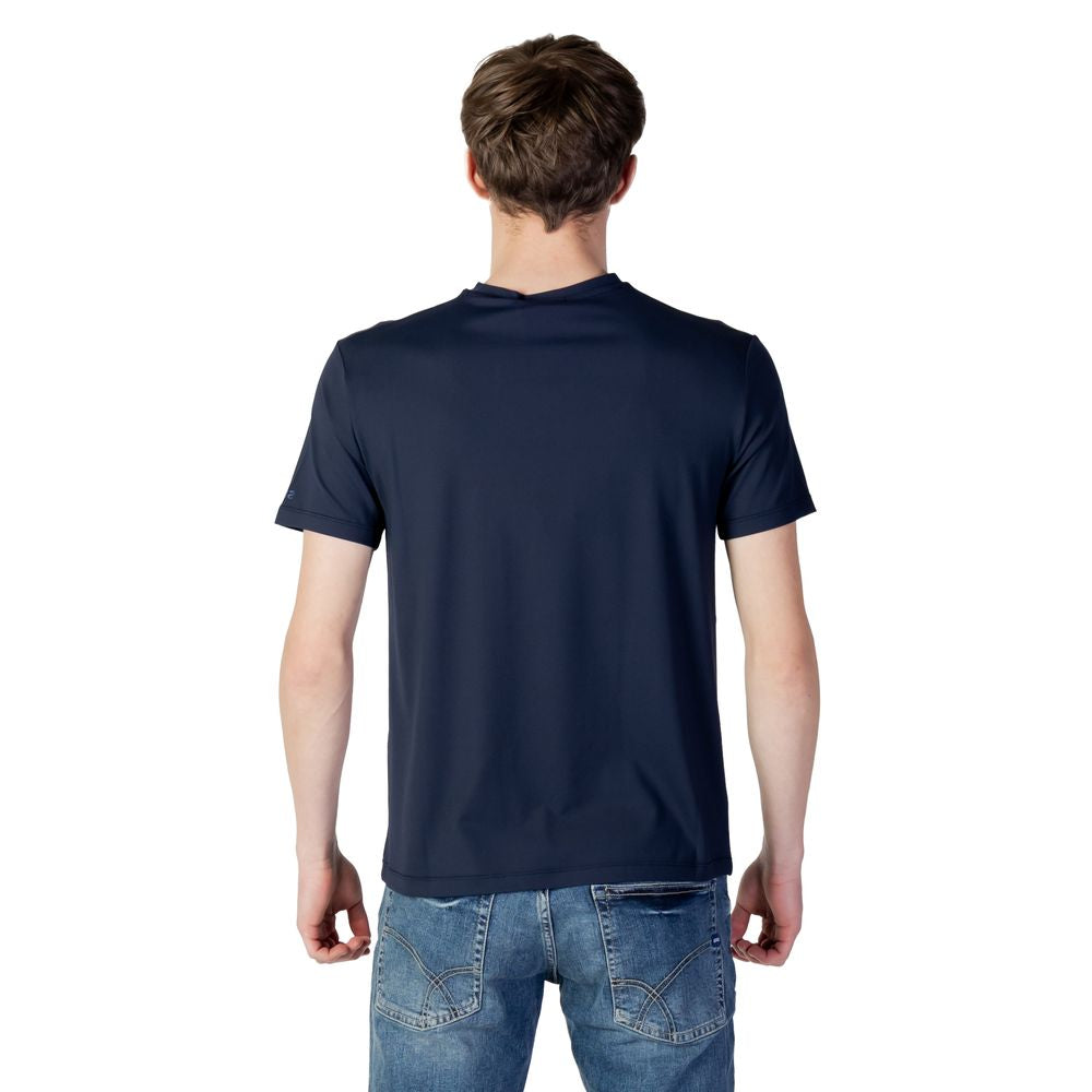 Blue Polyester T-Shirt