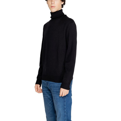 Black Cotton Sweater