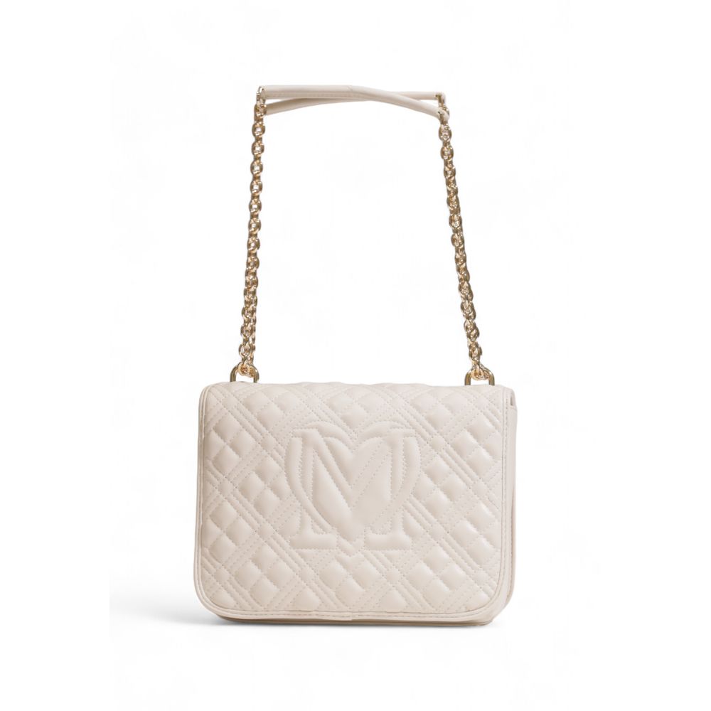 Bolso de mano de polietileno beige