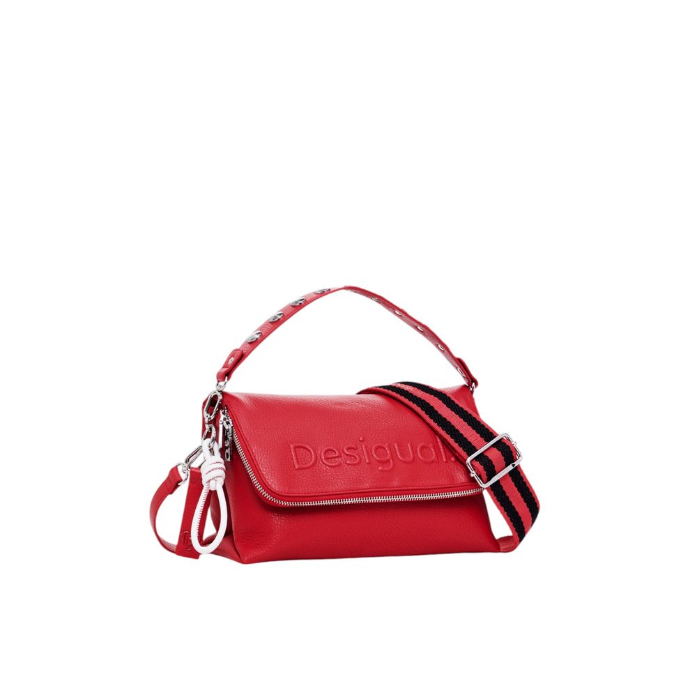 Bolso de mano de polietileno rojo