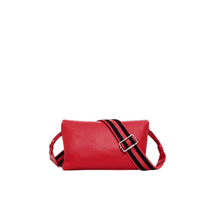 Bolso de mano de polietileno rojo